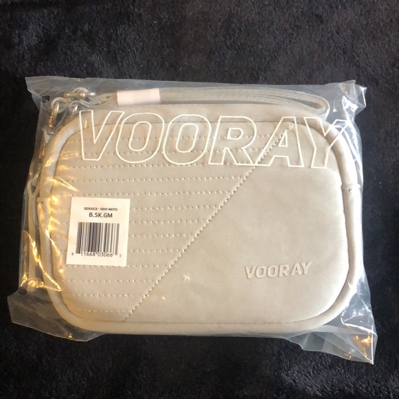 Vooray Sidekick Gray-Moto Crossbody Bag - Picture 12 of 13